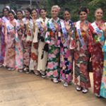2019ミス・インターナショナル世界大会に出場する各国代表20名が「ミスVJ観光特使」として石川県加賀市を訪問